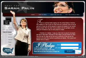 Sarah Palin quiere ganar con la ayuda de Dios