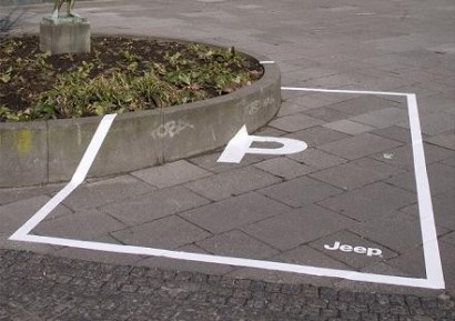jeeparking3 410x289 Street Marketing para Jeep