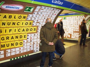 Un tablón de anuncios gigante en Callao