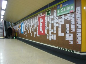 Un tablón de anuncios gigante en Callao