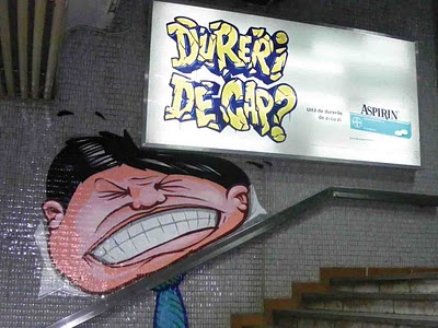 Graffitis contra el dolor de cabeza