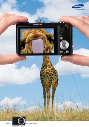 Samsung y su jirafa