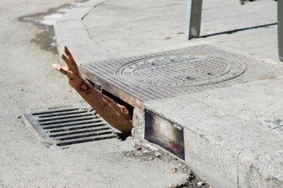 Terrorífico Street Marketing de Resident Evil